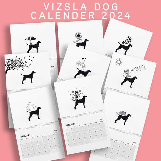 Vizsla Calendar 2024