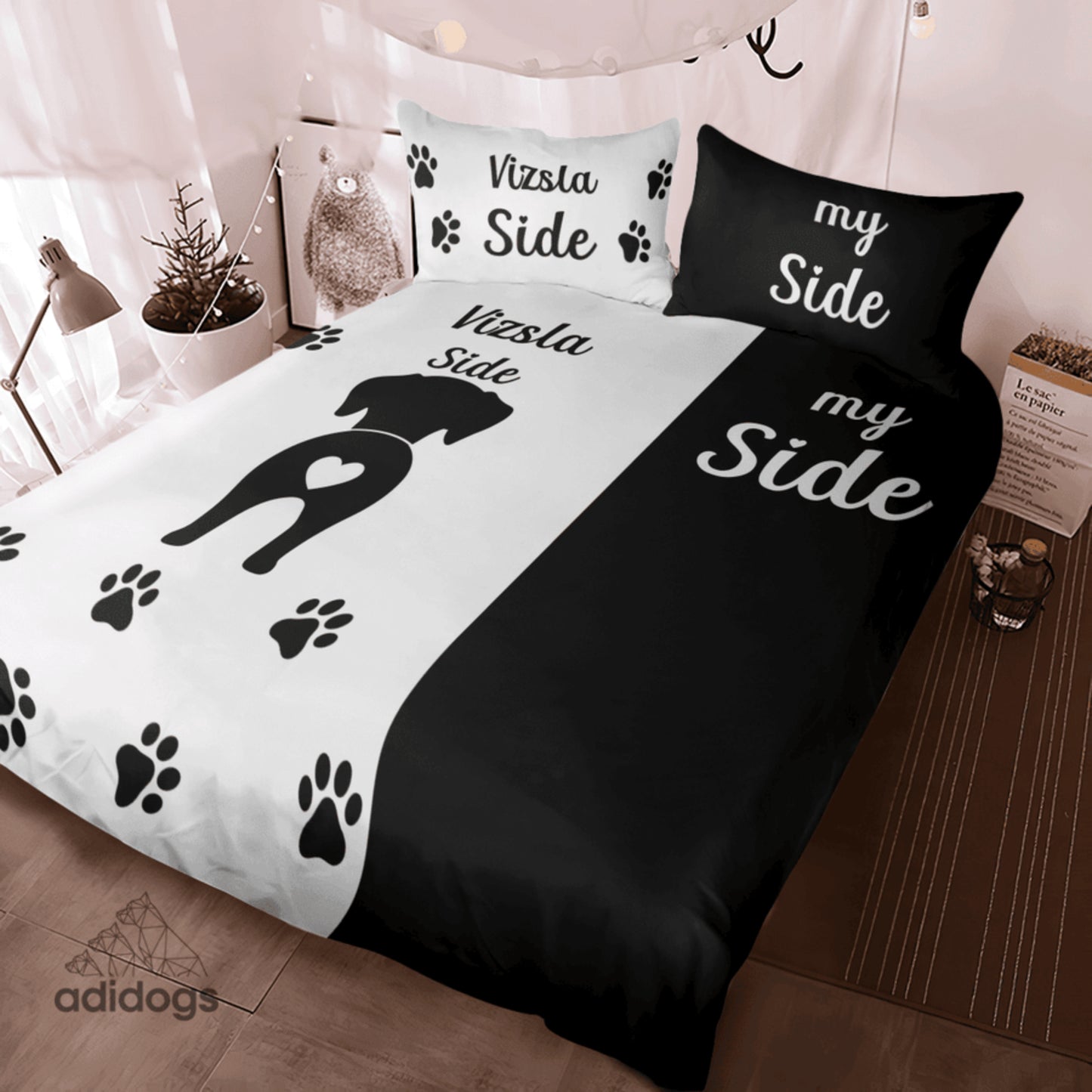 Vizsla Side Bedding Set