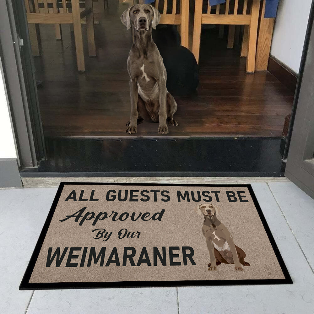 Approved By Weimaraner Doormat