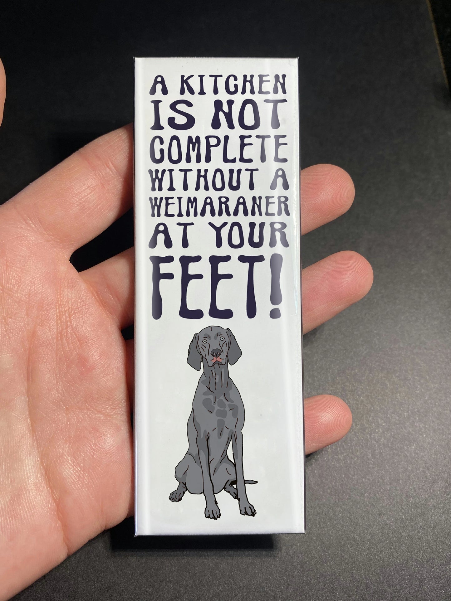 Weimaraner Home Kitchen Fridge Magnets