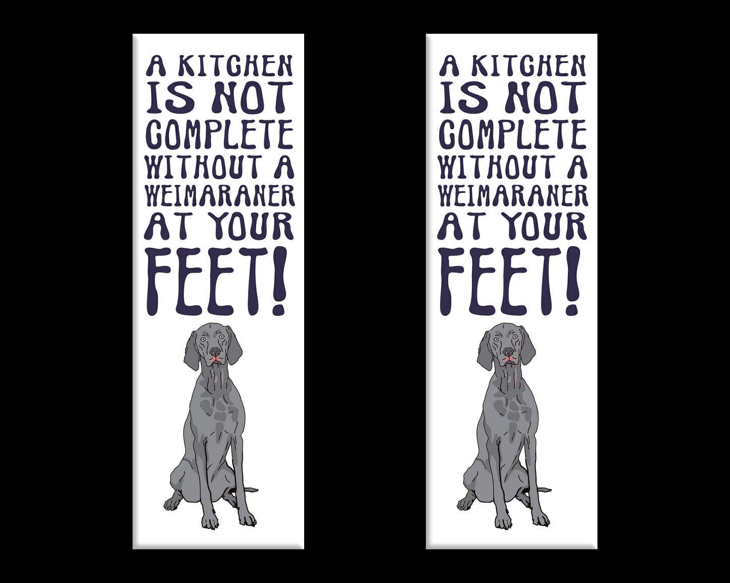 Weimaraner Home Kitchen Fridge Magnets