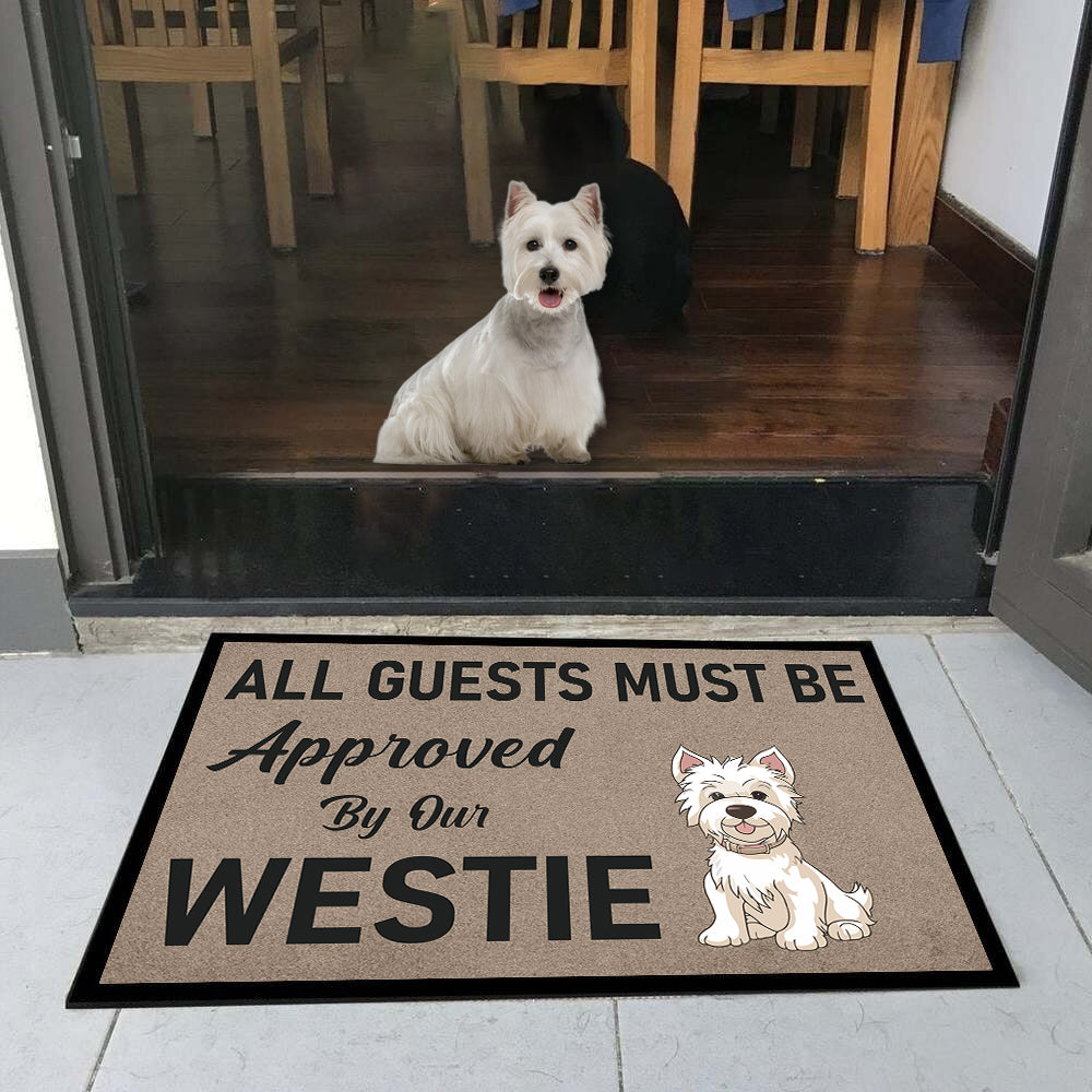 Approved By Westie Doormat