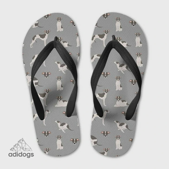 Whippet Lovers Flip Flops