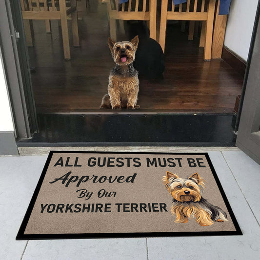 Approved By Yorkie Doormat