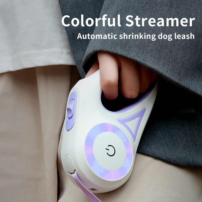 Dog Retractable Leash Collar