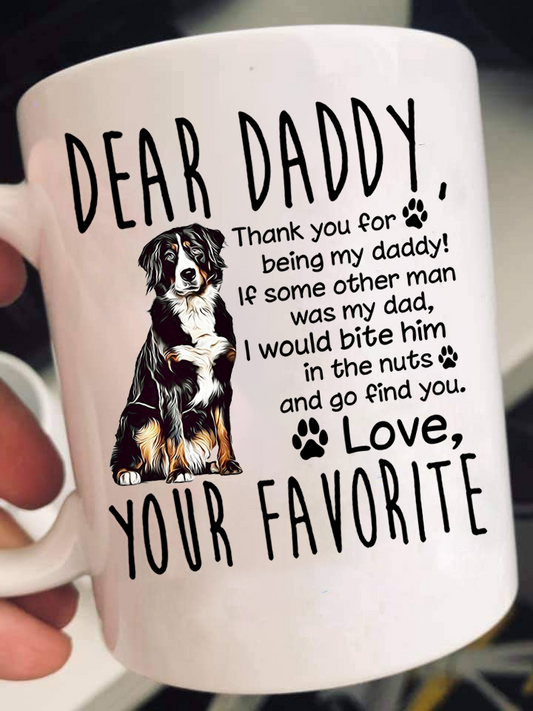 Dear Bernese Dad Mugs