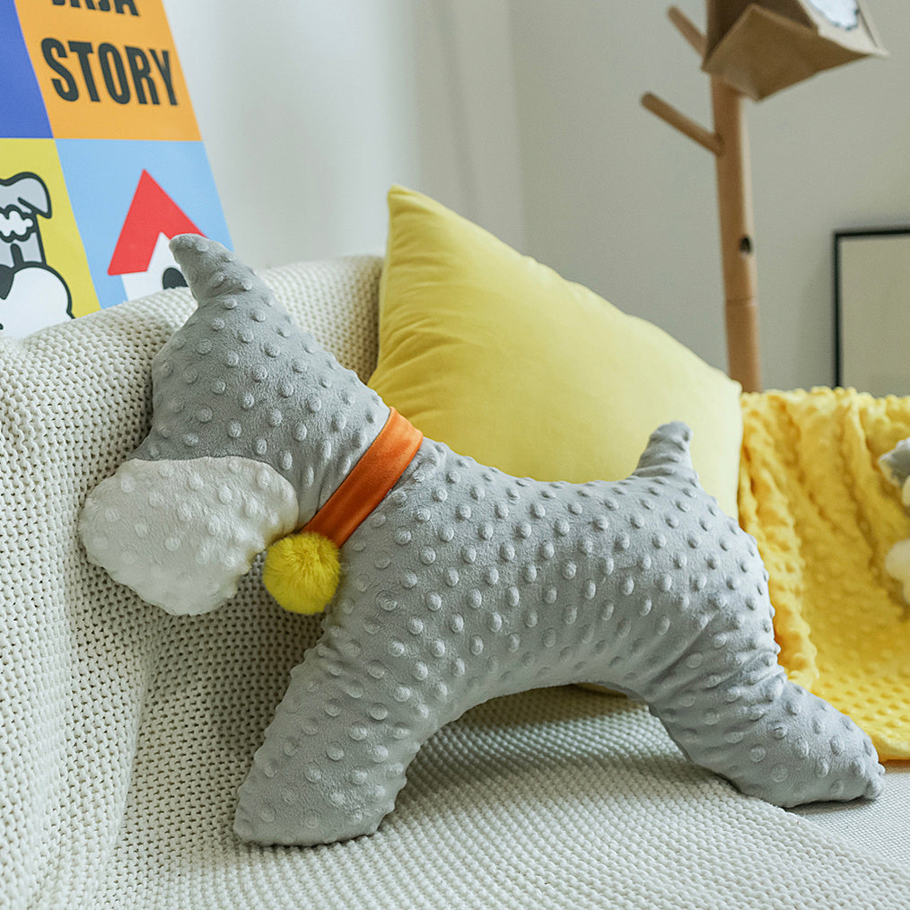 Schnauzer Doll Comfort Pillow