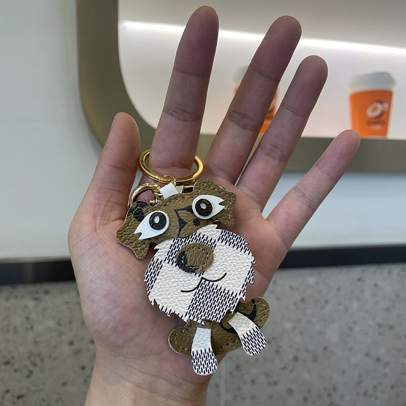 Schnauzer Car Key Ring