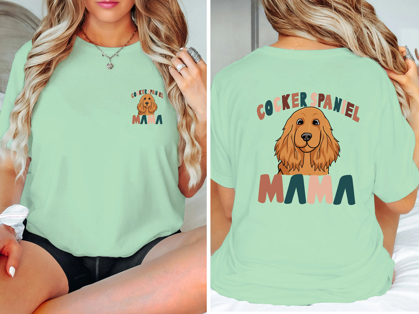 Cocker Spaniel Mama Classic T-Shirts