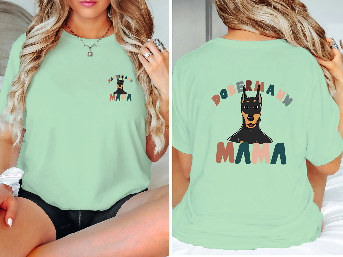 Doberman Mama Classic T-Shirts