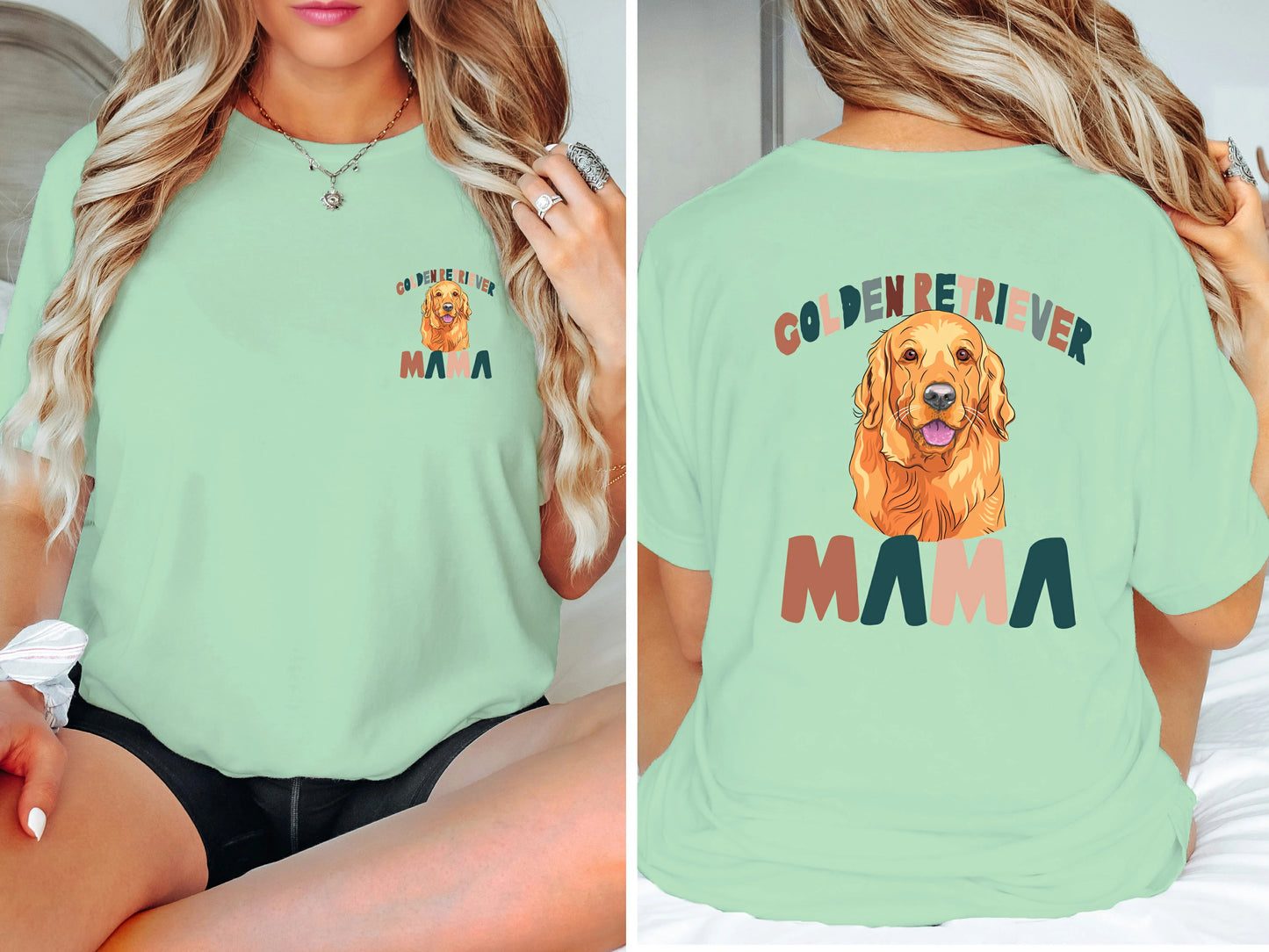 Golden Retriever Mama Classic T-Shirts