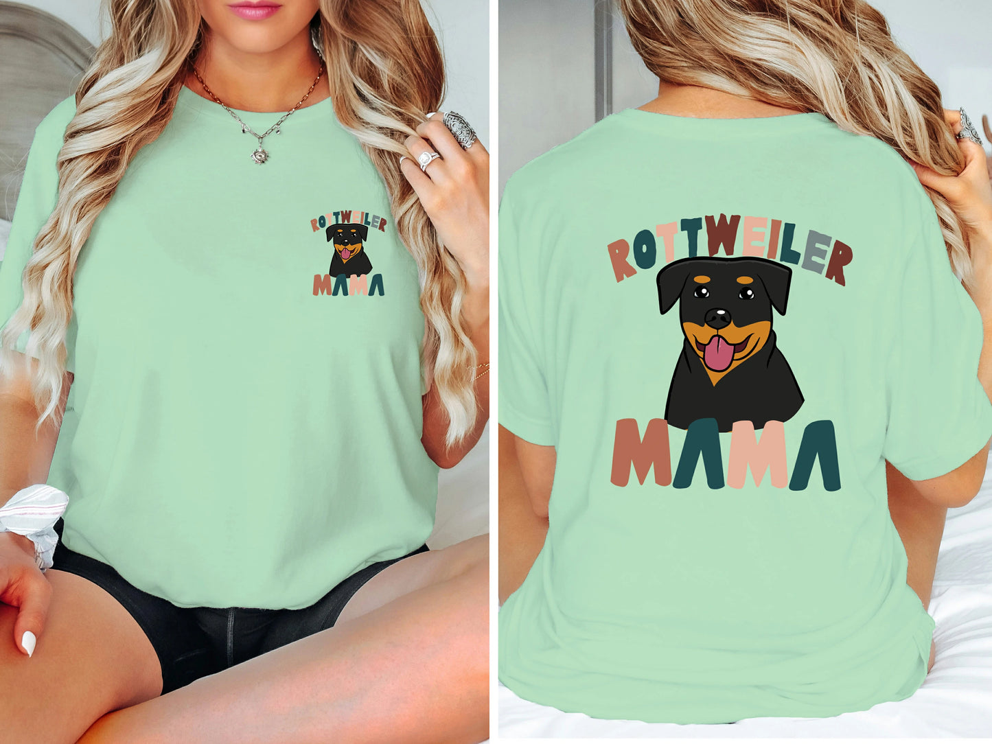 Rottweiler Mama Classic T-Shirts