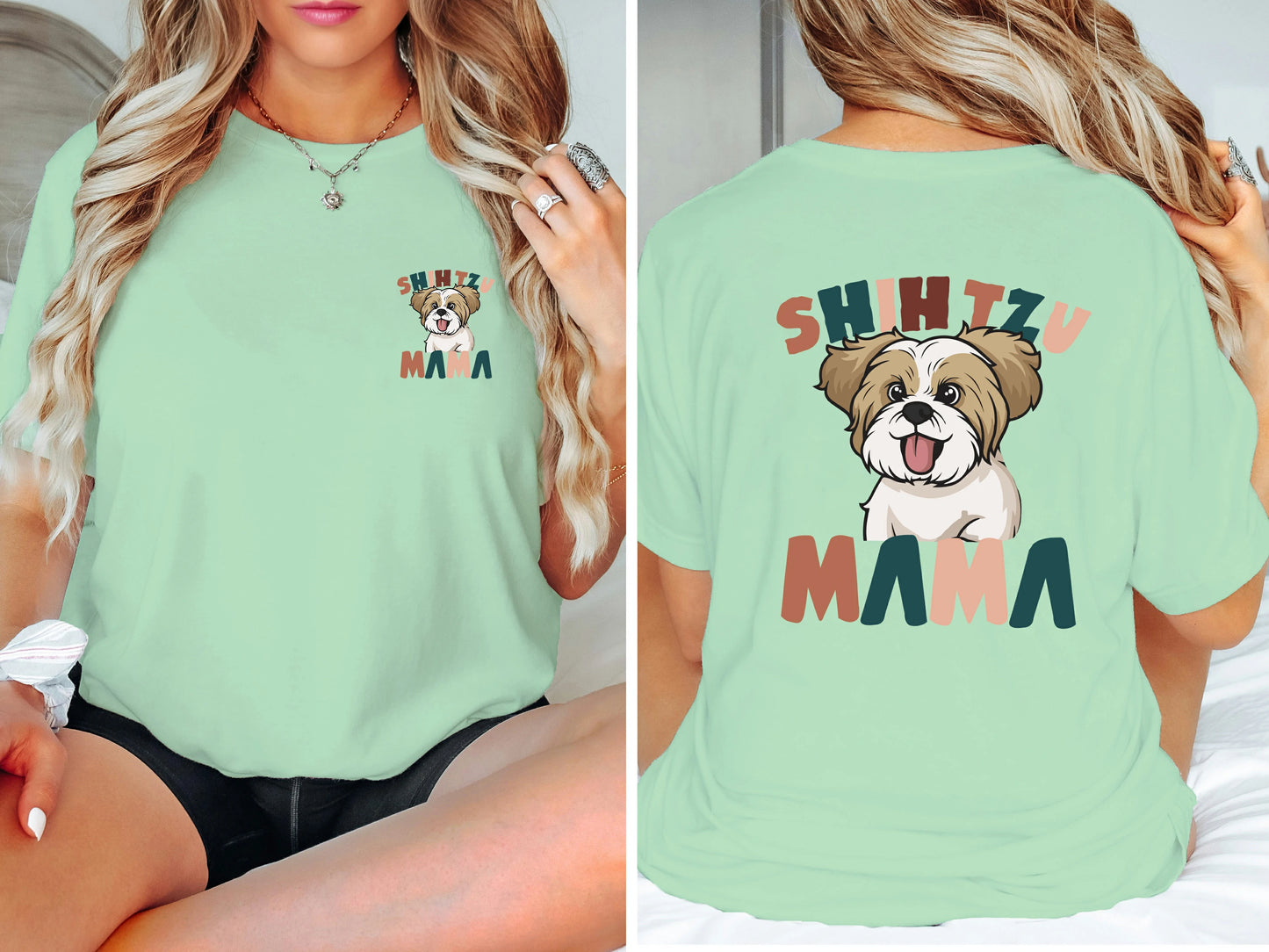 Shih Tzu Mama Classic T-Shirts