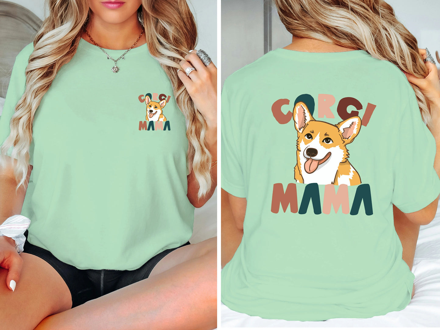 Corgi Mama Classic T-Shirts