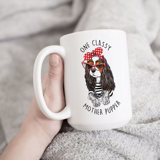 Cavalier Mother Pupper Mug