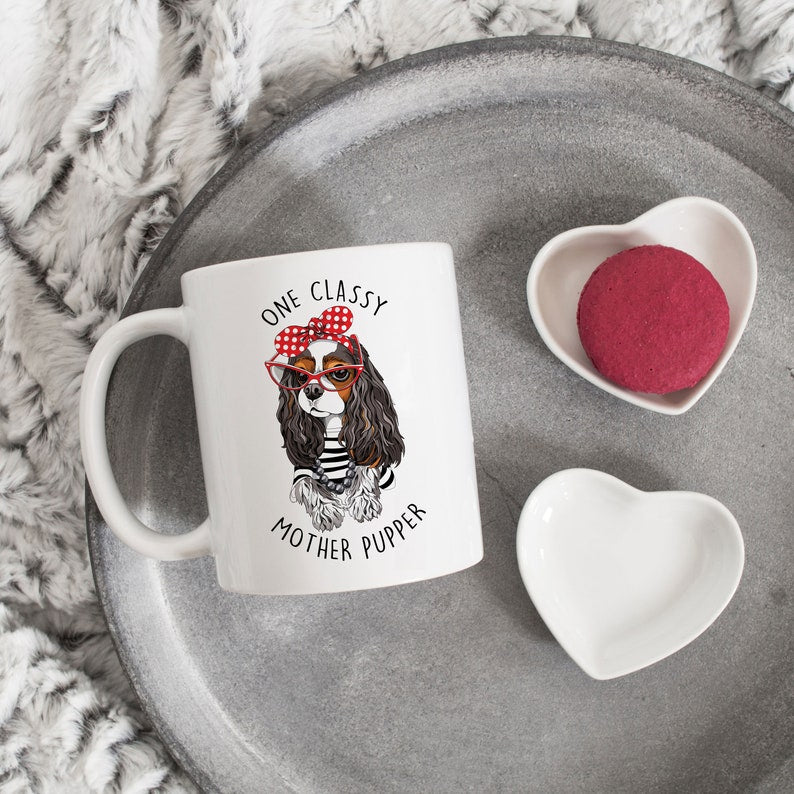 Cavalier Mother Pupper Mug