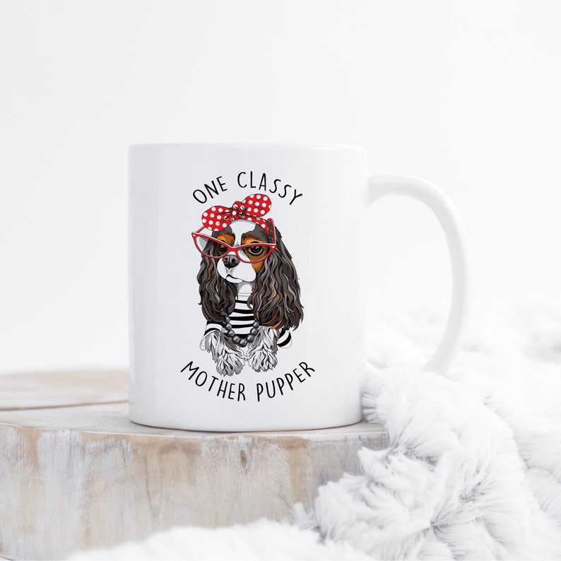 Cavalier Mother Pupper Mug