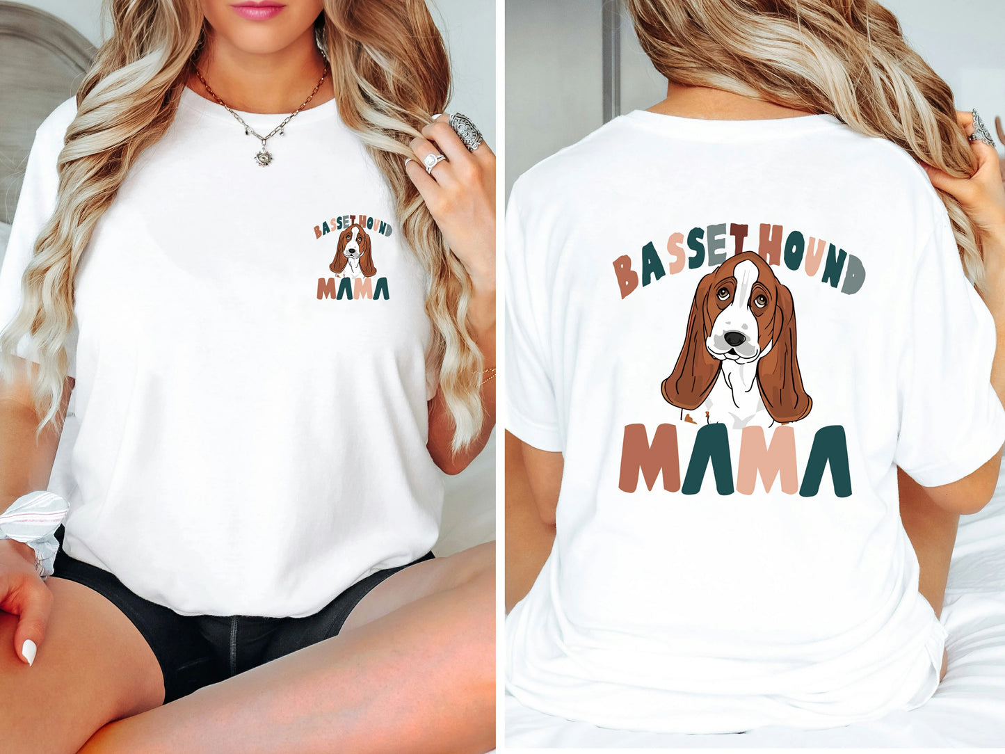 Basset Hound Mama Classic T-Shirts