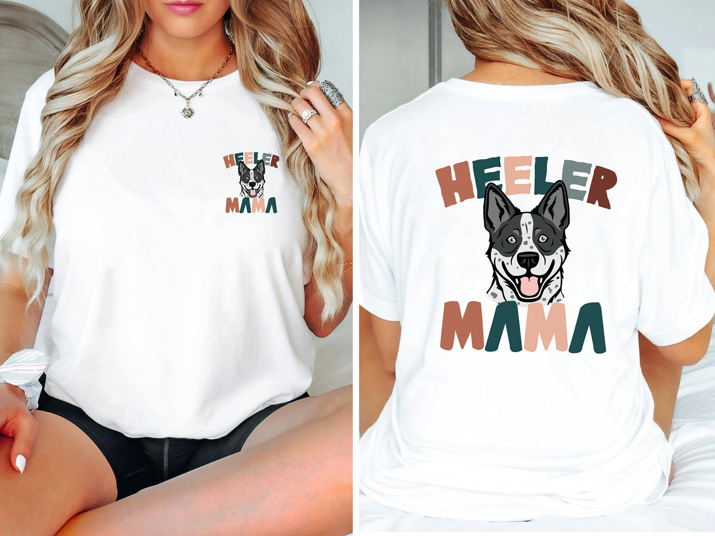 Blue Heeler Mama Classic T-Shirts