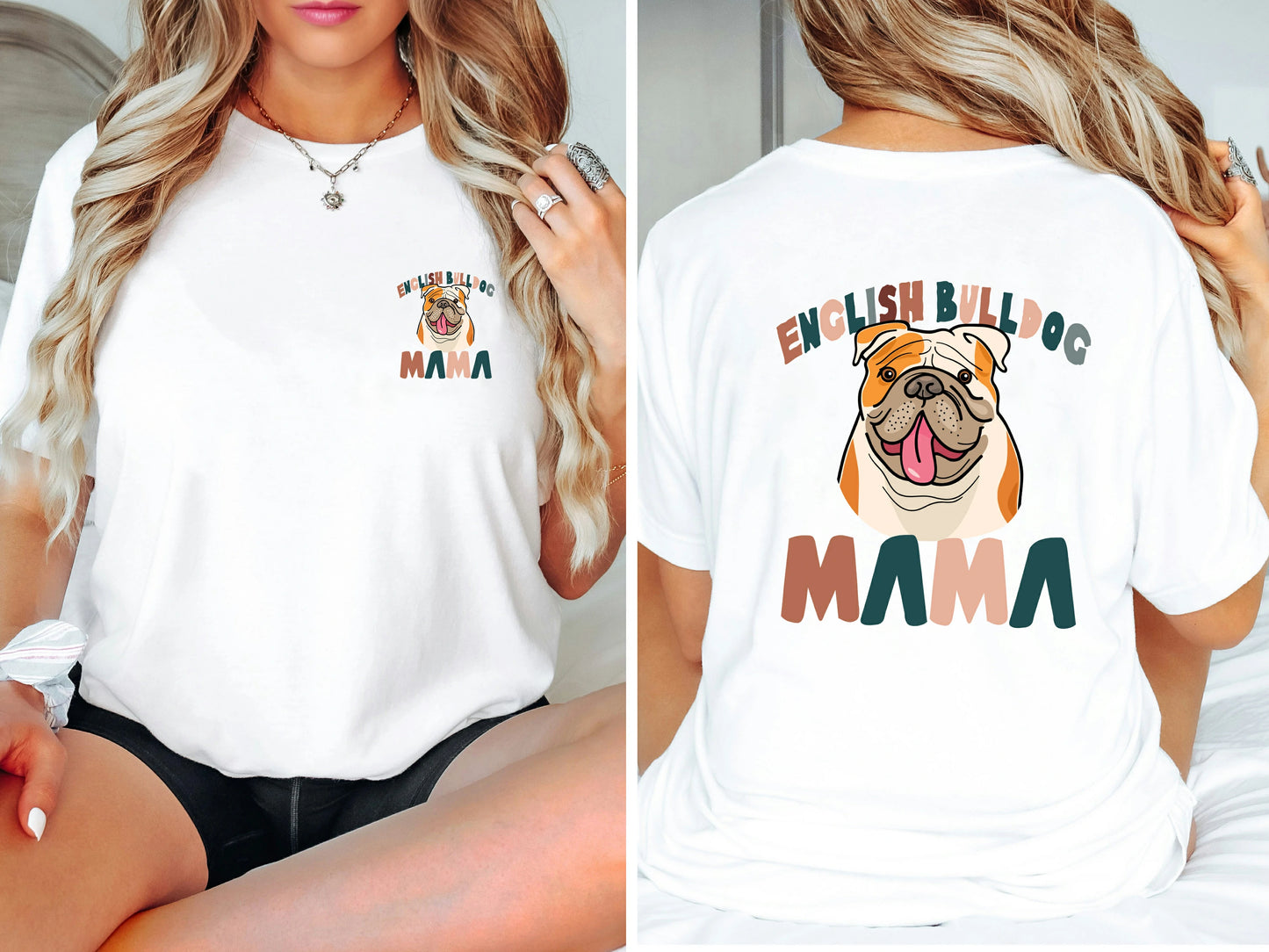 Bulldog Mama Classic T-Shirts