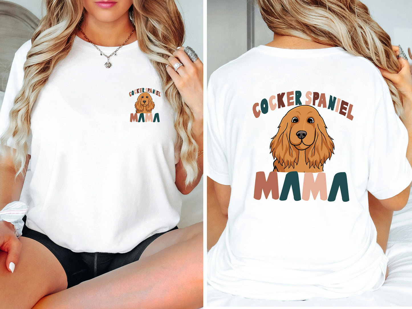 Cocker Spaniel Mama Classic T-Shirts