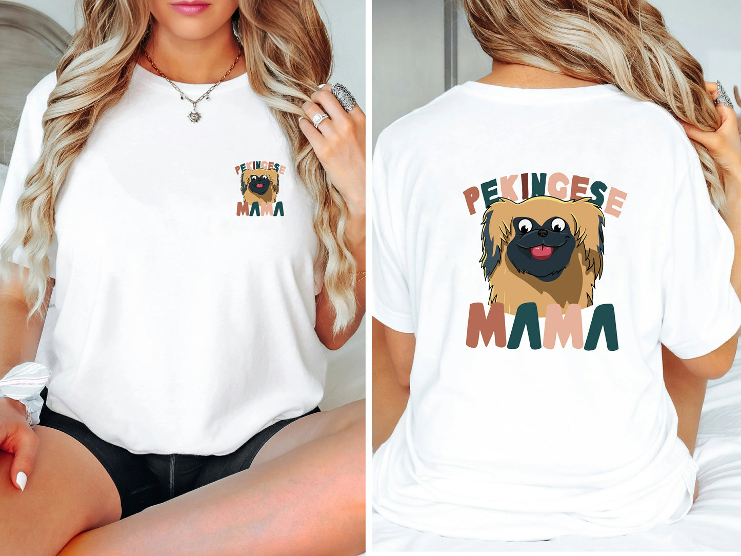 Pekingese Mama Classic T-Shirts