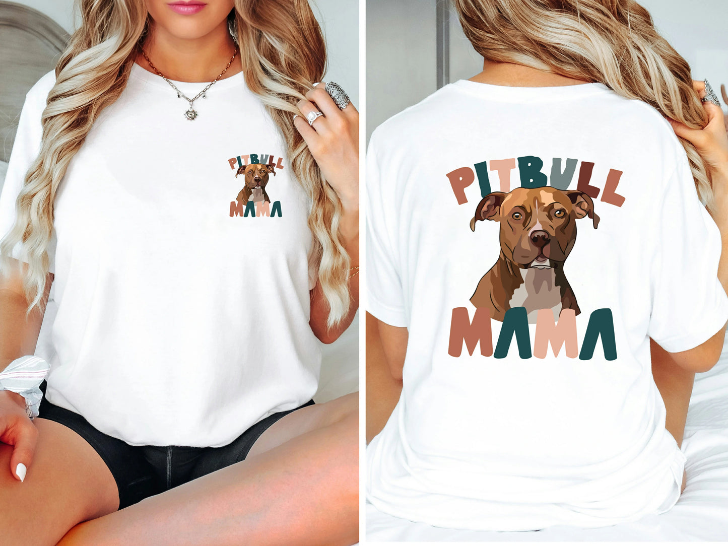 Pitbull Mama Classic T-Shirts