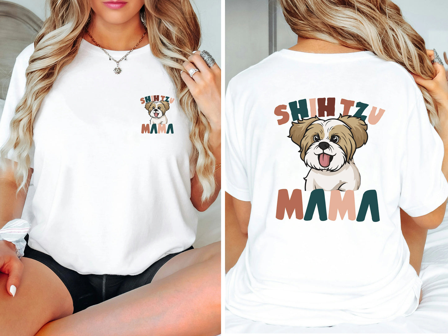 Shih Tzu Mama Classic T-Shirts