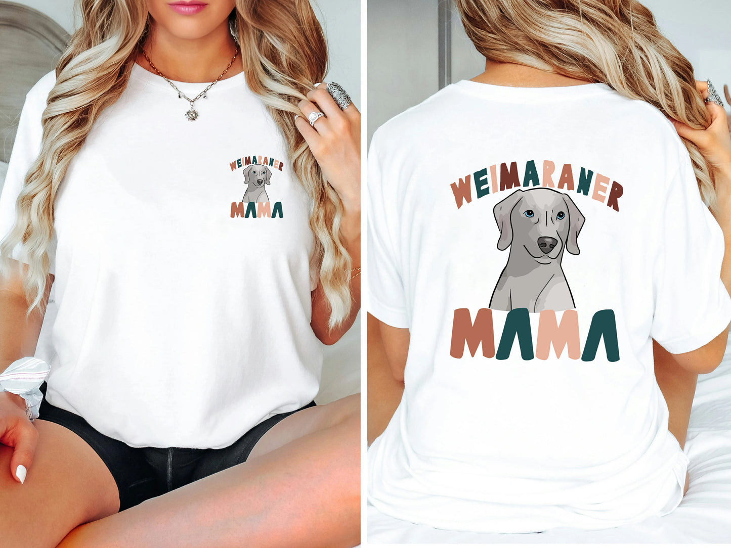 Weimaraner Mama Classic T-Shirts