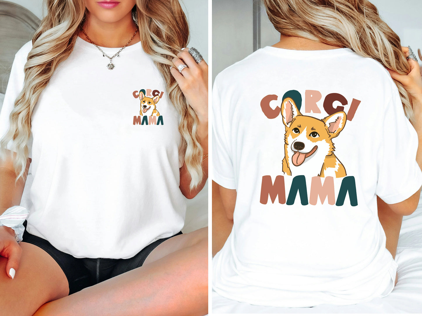 Corgi Mama Classic T-Shirts