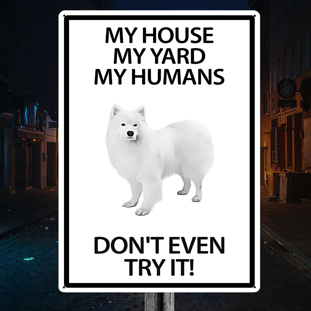 Samoyed Yard Warning Sign