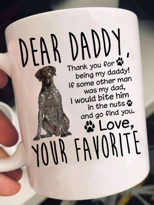 Dear Gs Pointer Dad Mugs