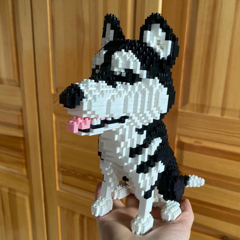 3D Husky Building Blocks Toy