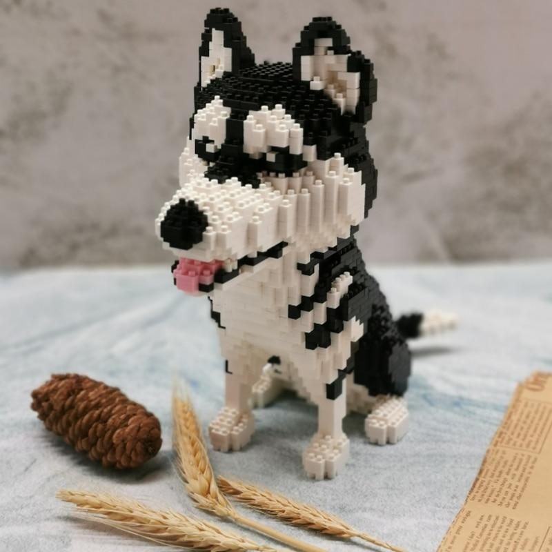 3D Husky Building Blocks Toy