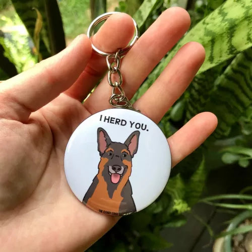 GSD Herd You Keychain