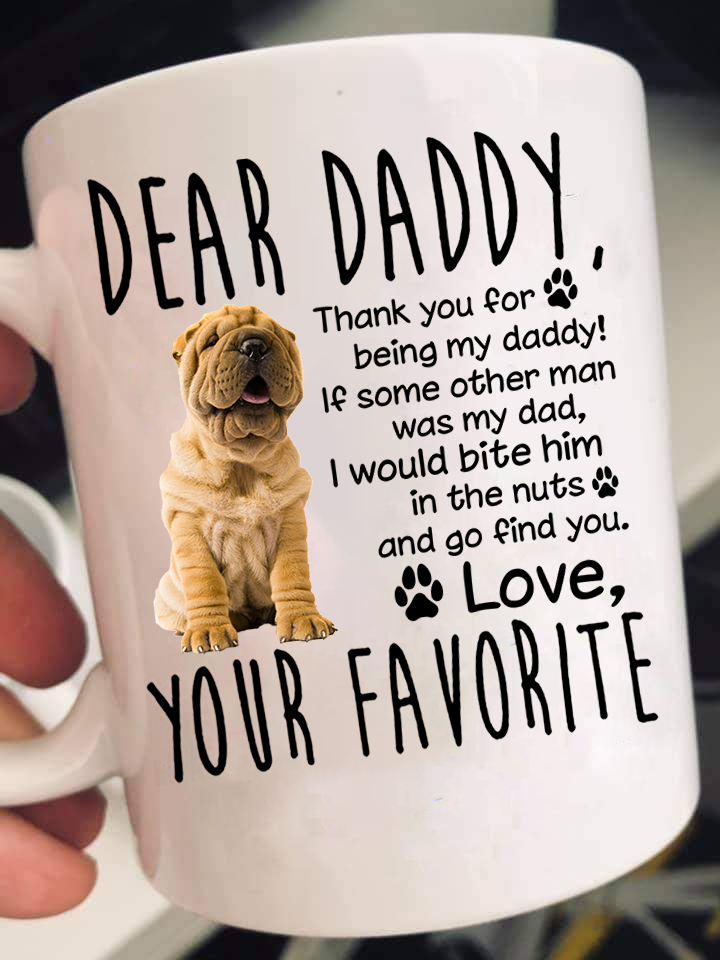 Dear Shar Pei Dad Mugs