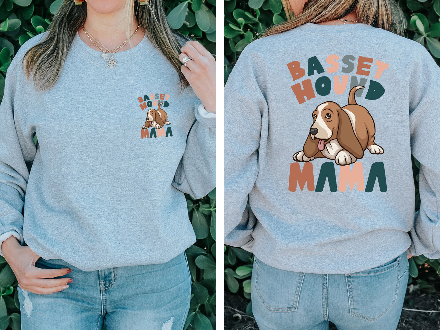 Basset Hound Mama Shirts