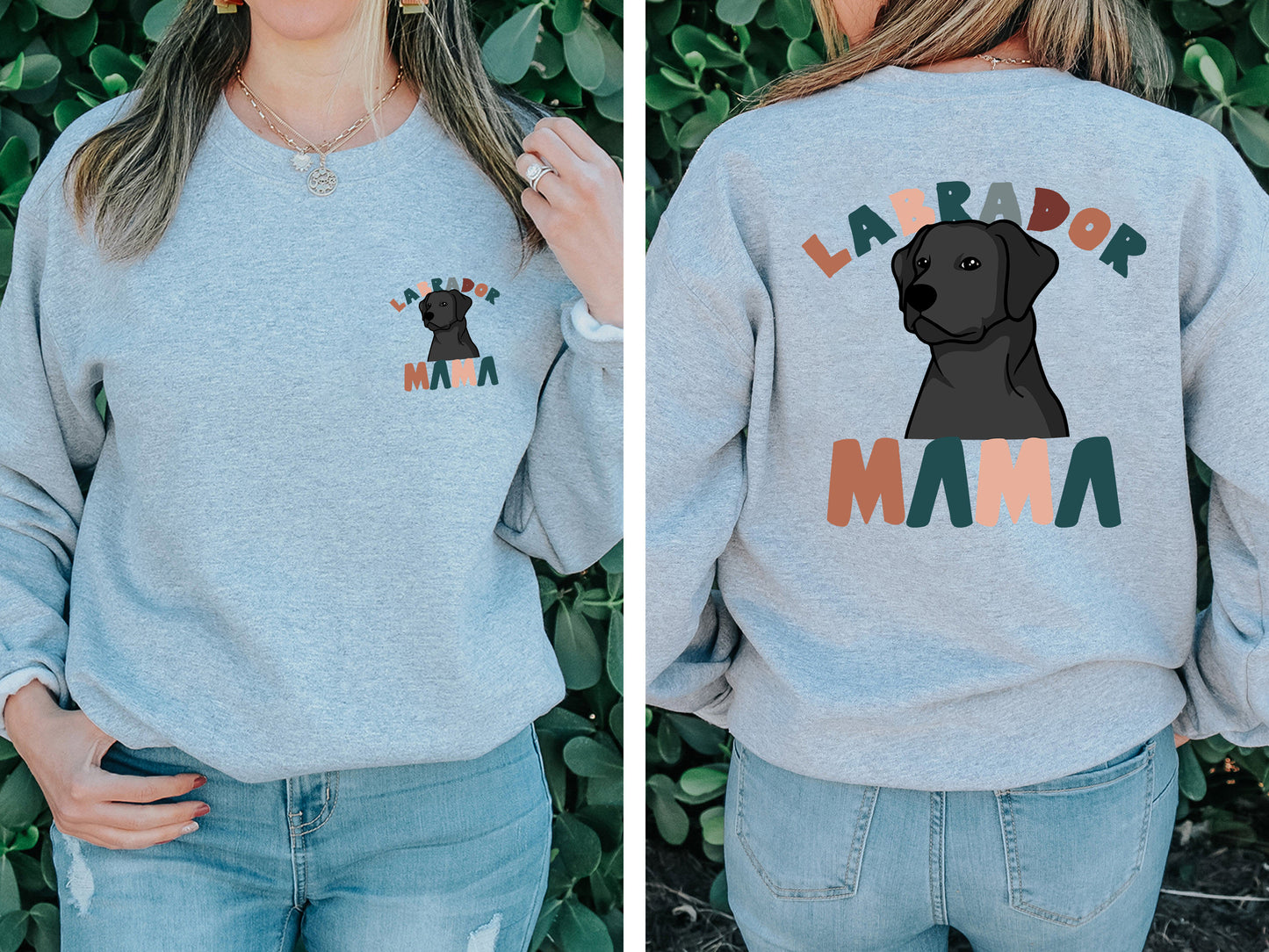 Black Labrador Mama Shirts