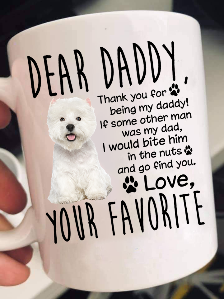 Dear Westie Dad Mugs