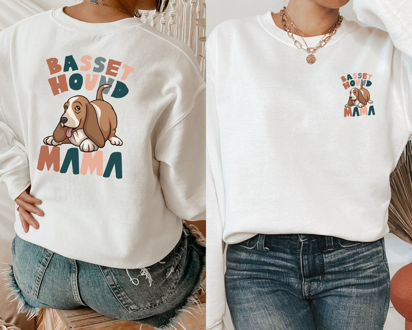 Basset Hound Mama Shirts