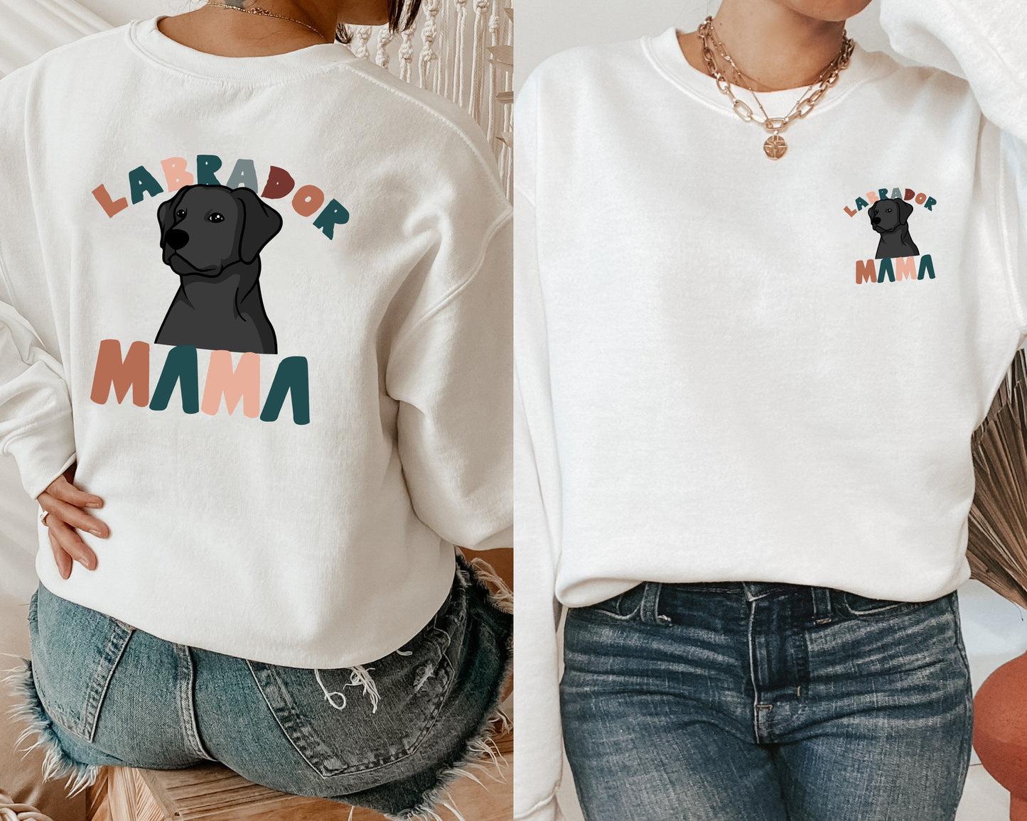 Black Labrador Mama Shirts