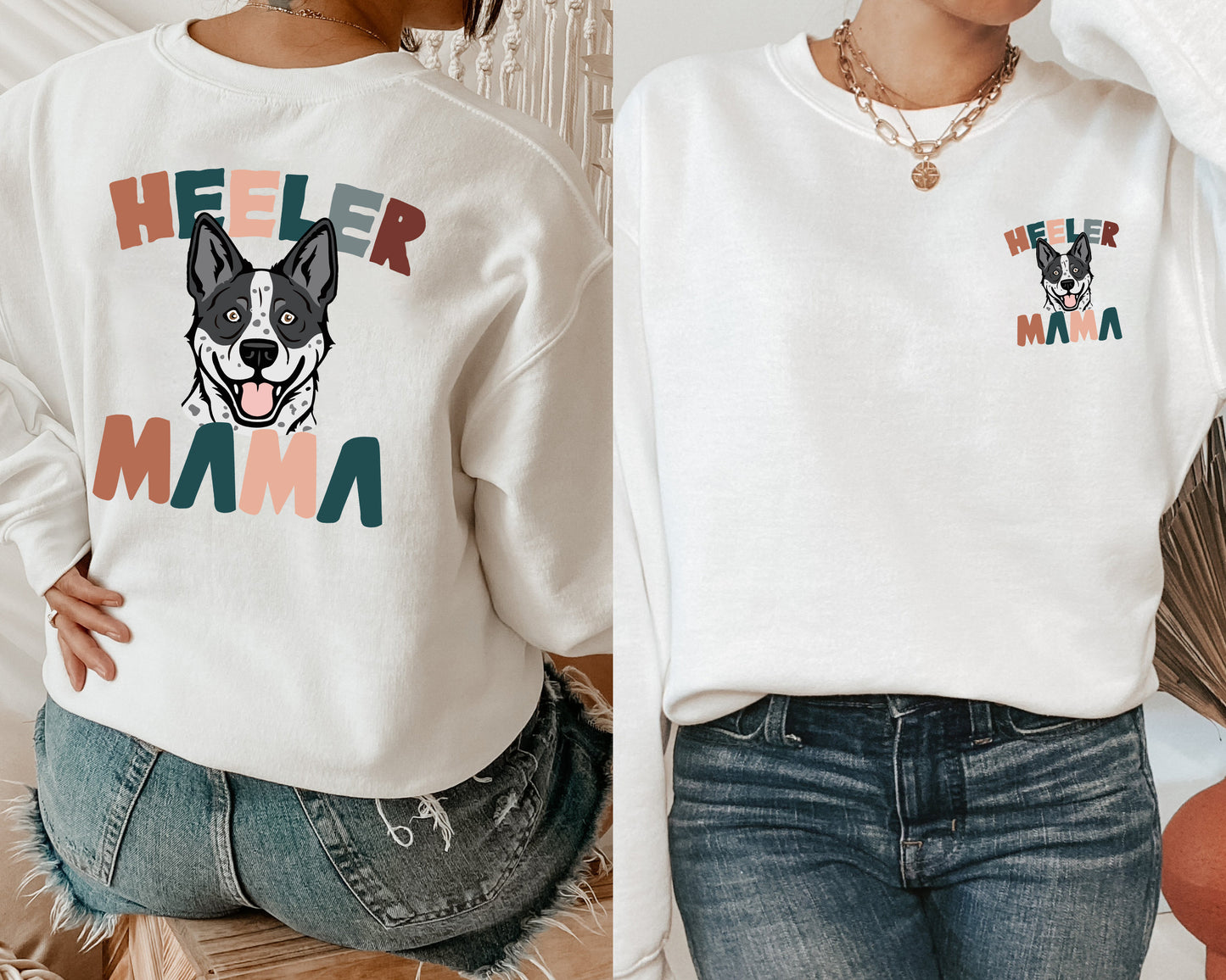 Blue Heeler Mama Shirts