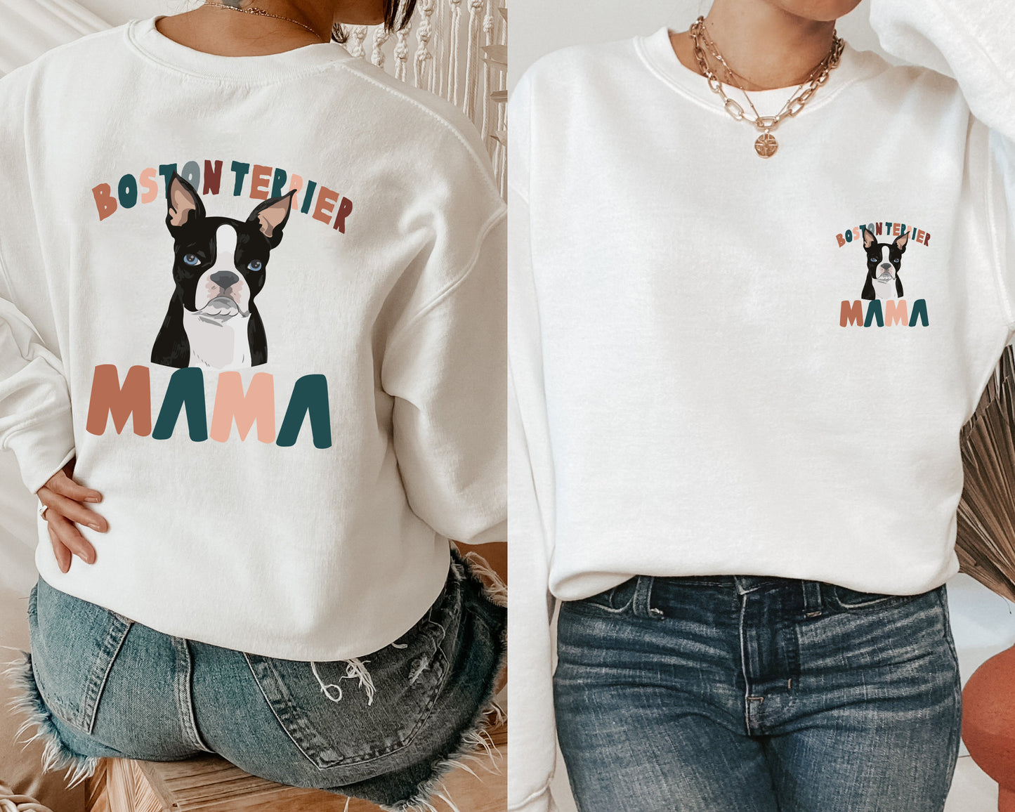 Boston Terrier Mama Shirts