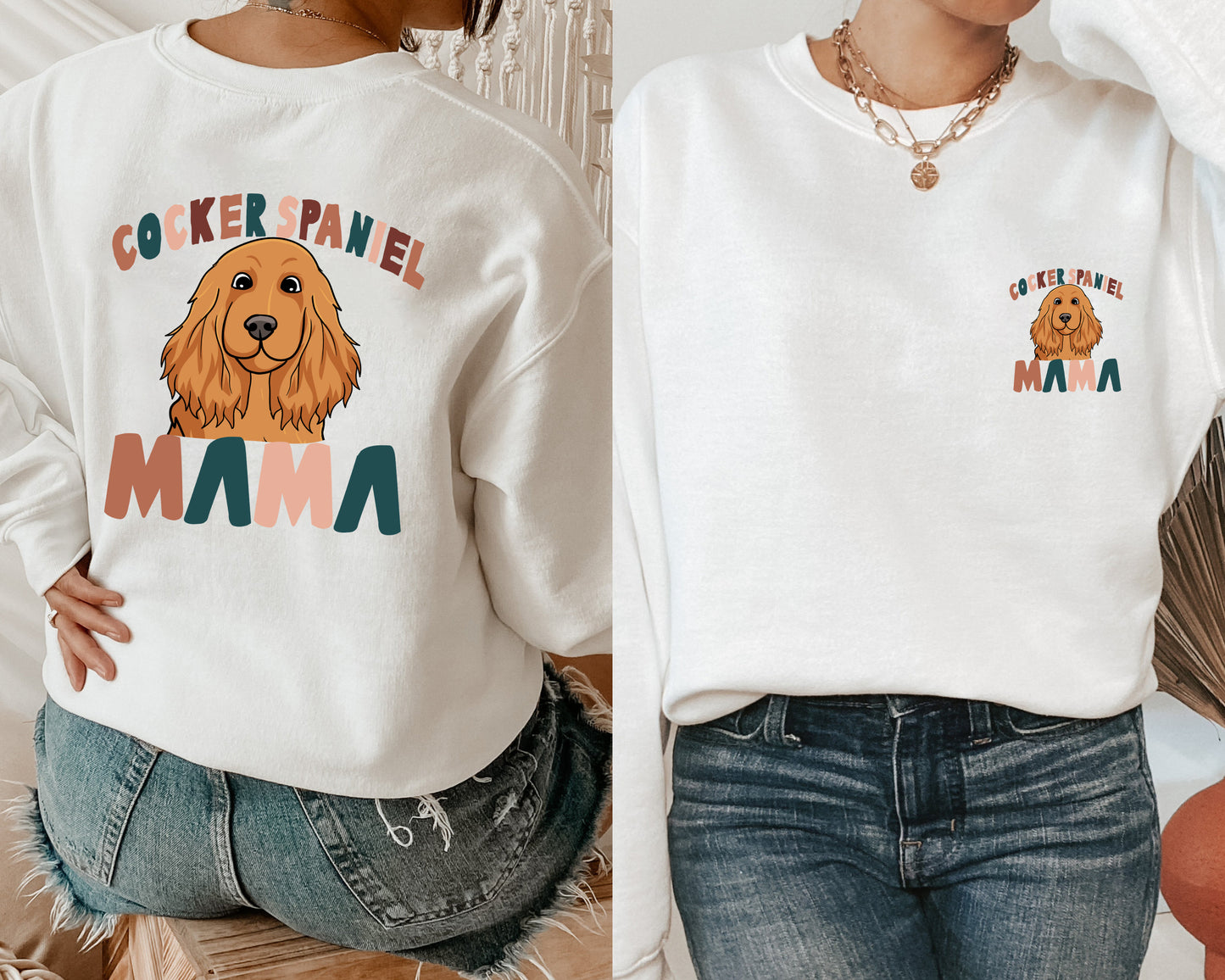 Cocker Spaniel Hound Mama Shirts