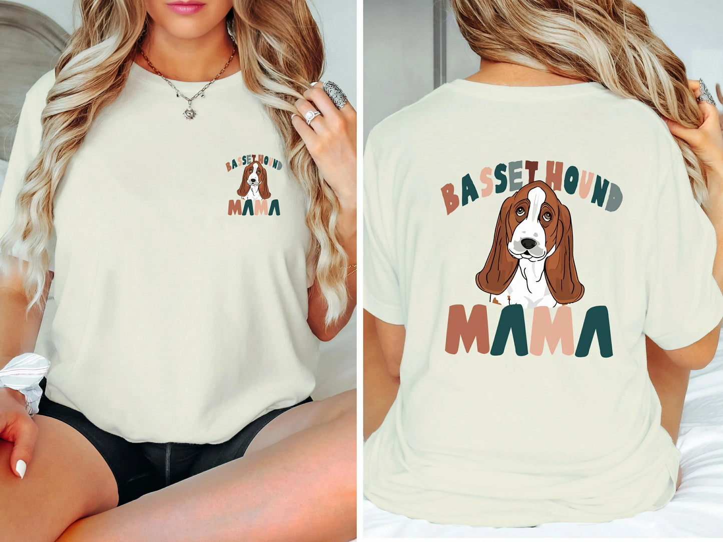 Basset Hound Mama Classic T-Shirts