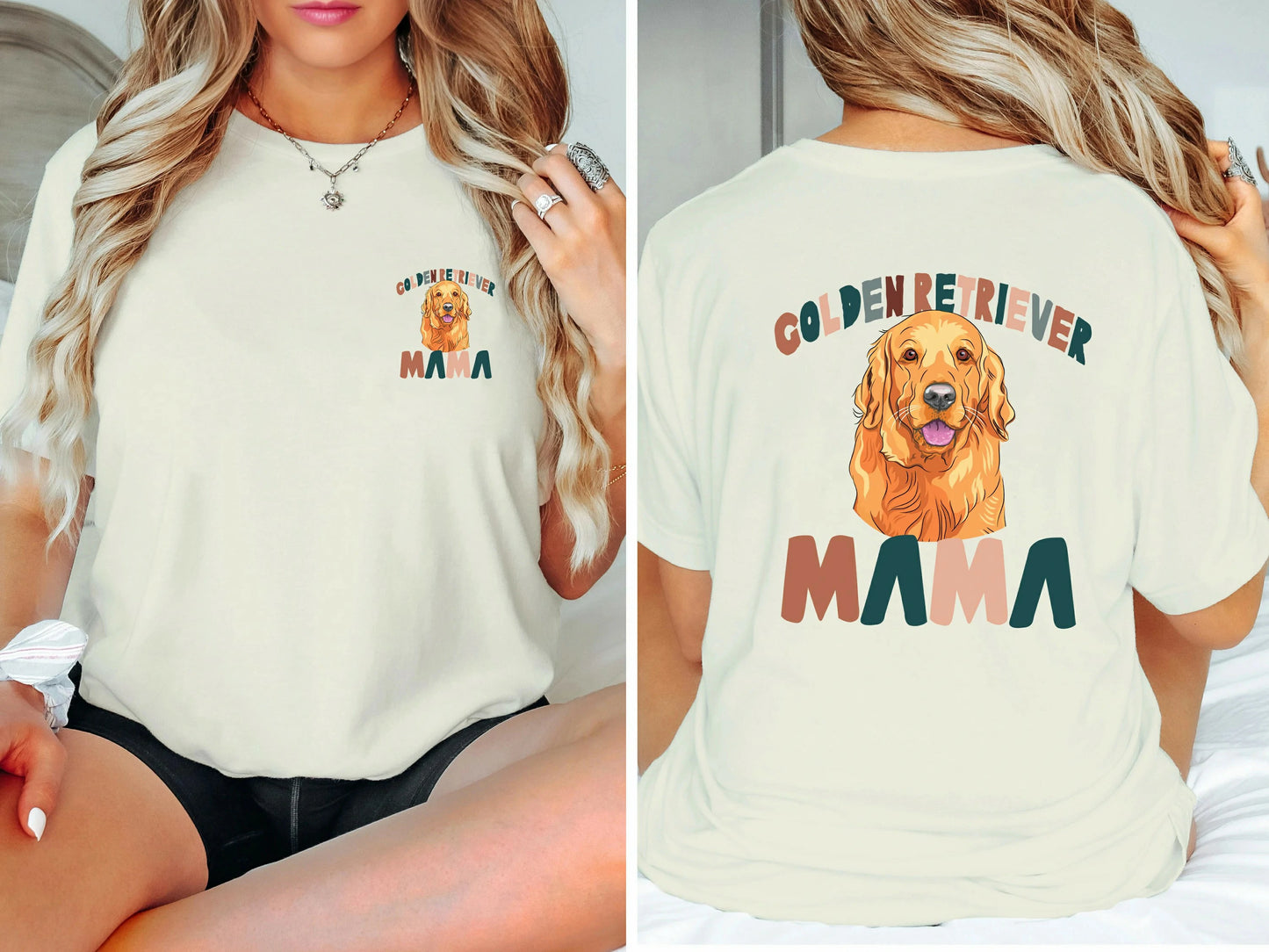 Golden Retriever Mama Classic T-Shirts