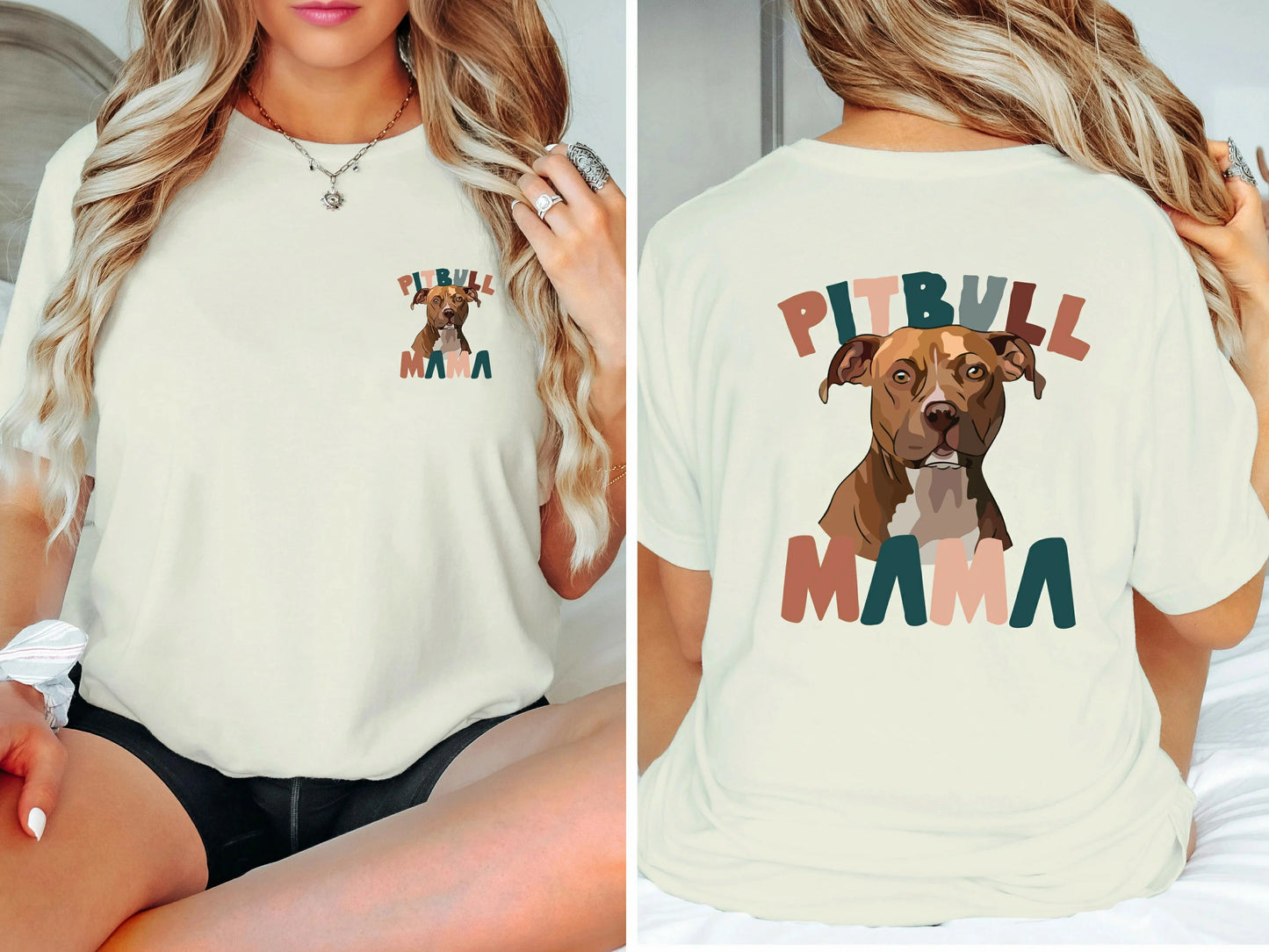 Pitbull Mama Classic T-Shirts