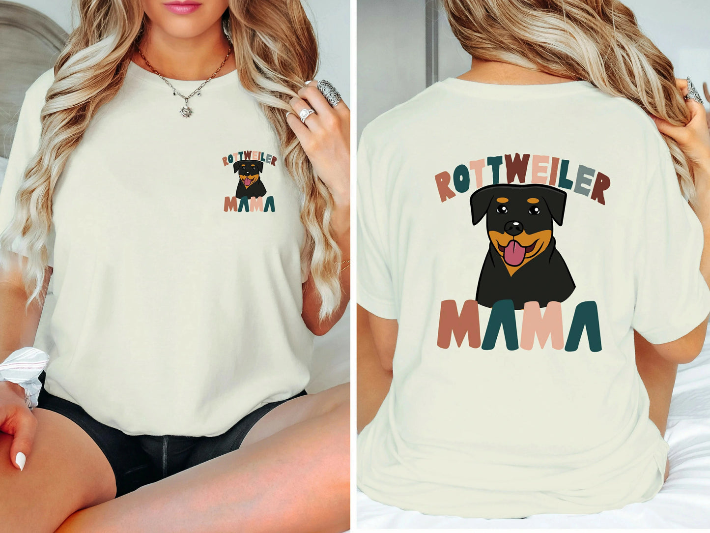 Rottweiler Mama Classic T-Shirts