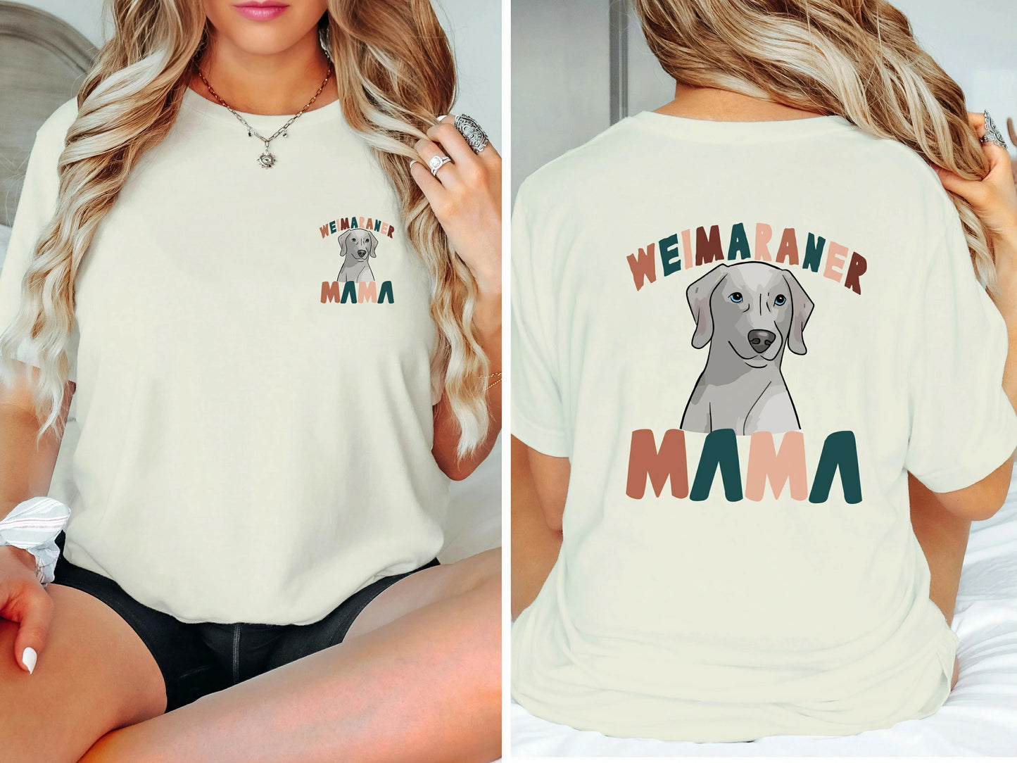 Weimaraner Mama Classic T-Shirts