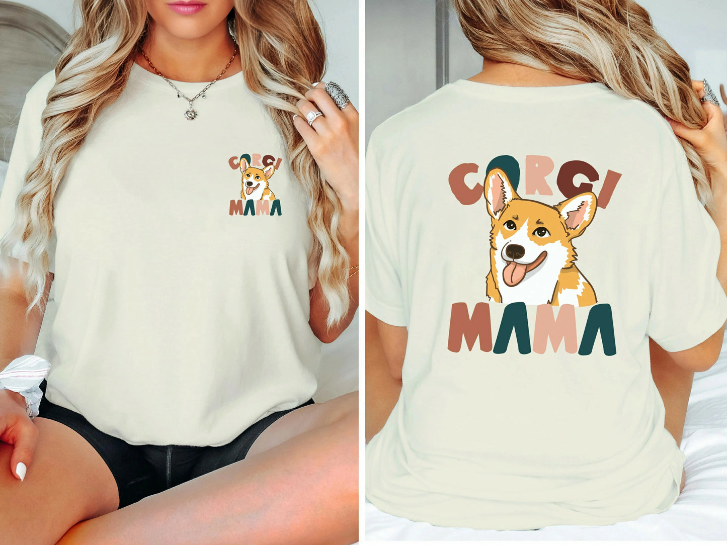 Corgi Mama Classic T-Shirts